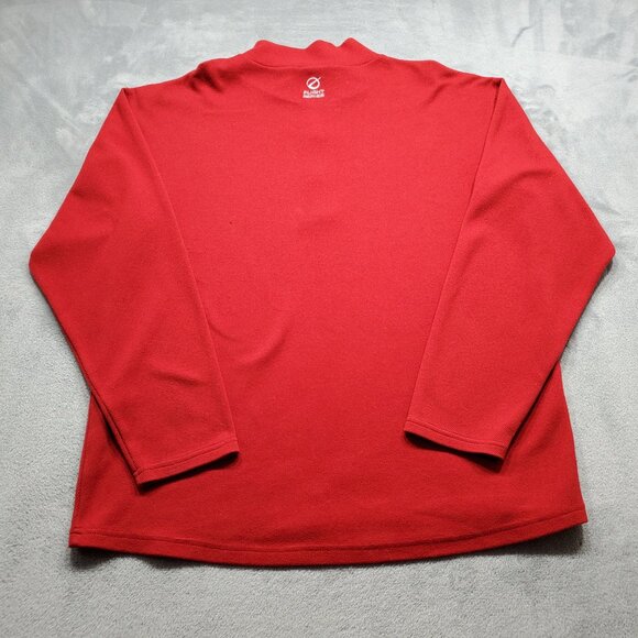 The North Face Flight Series 1/4 Zip Pullover Long Sleeve Sweater Red Men Sz L - Picture 2 of 12